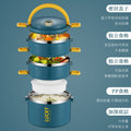 Insulated lunch box for office workers, extra long insulated lunch bucket, stainless steel insulated bucket bag, lunch box, lunch box for female students