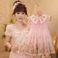 1682 girls' summer new arrival: exquisite embroidered butterfly princess dress - sweet and stylish short-sleeve birthday dress for little girls