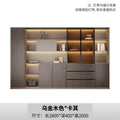 2.8m file cabinet (wenge wood + khaki)