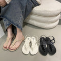 new arrival women's summer outwear non-slip leaf flats beach one-piece flip-flop women's sandals
