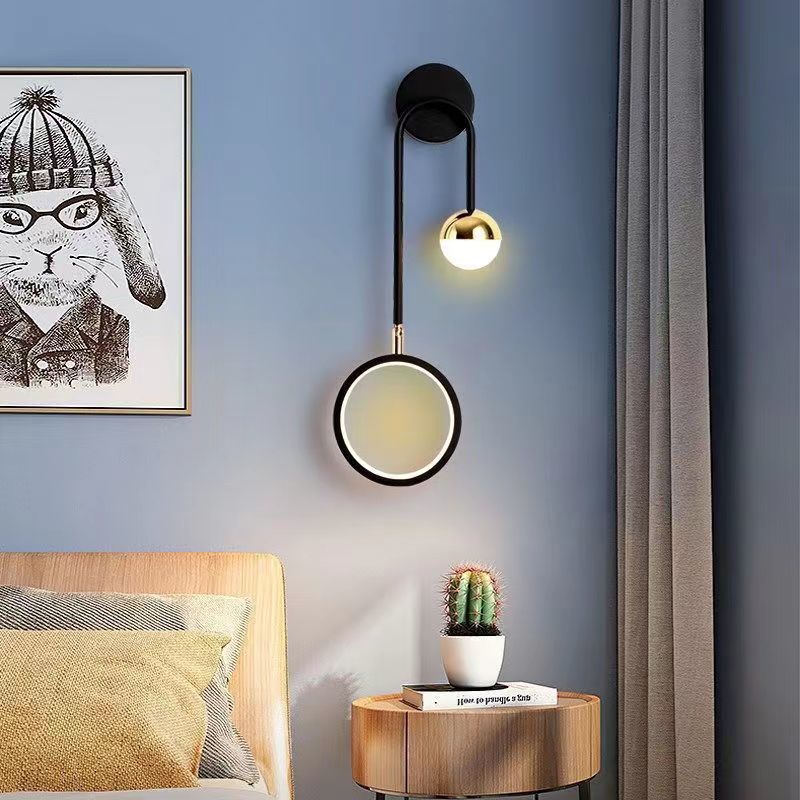New arrival modern casual master bedroom wall lamp wall bedside creative fashion scandinavianaccessible luxurypopular corridor background wall