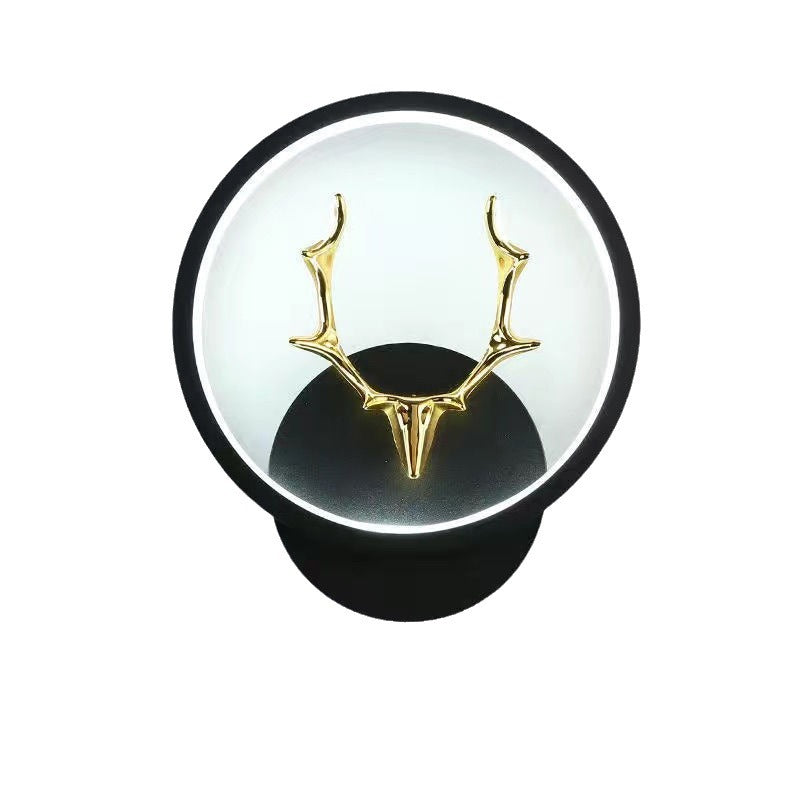 Bedroom bedside warm chime wall lamp simple modern living room background wall wall lamp staircase aisle corridor round square lighting