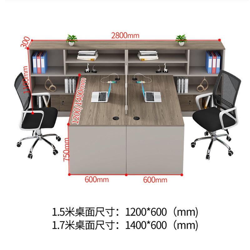Screen desk partition clerk table office office building desk combination staff booth a802