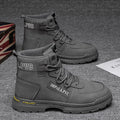 Men's safety shoes 2025 new waterproof non-slip work shoes for men, spring athletic high-top martin boots