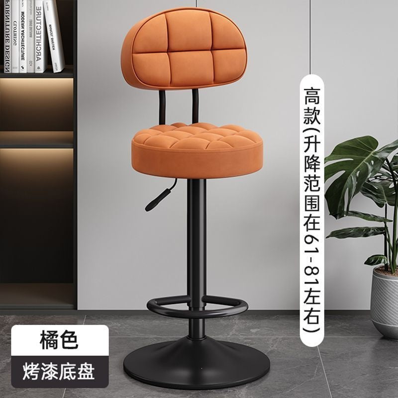 Bar stoolaccessible luxury high stool adjustablerotate bar stool cashier chair for home bar chair commercial island chair