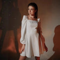 spring/autumn new arrivals: european and american style white dress - perfect for cross-border  sales (tenu)