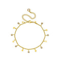 Hot-selling, trendy star and rhinestone gold-plated bracelet for women – perfect for aliexpress, amazon, and other cross-border e-commerce platforms