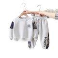 Boys' fall/winter sweatshirt set -  new arrival: stylish and sporty outfit for boys, cute and trendy two-piece set for babies