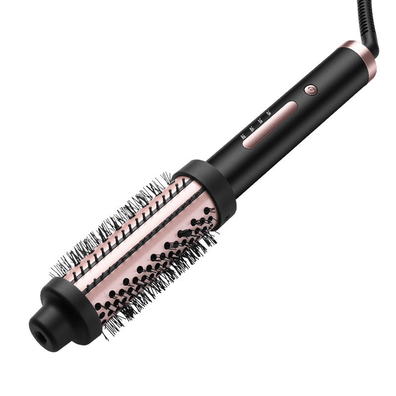 Cross-border curling iron Large roll inner buckle hair straightener Negative ion straight roll dual-purpose bangs perm iron Red light curling comb