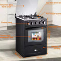 4 four-gas oven burner stove stove one-piece upright grill 500 wide processing printed logo yellow copper fire cover