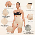 Fashion cross-border one-piece body shaping garment, super tummy control, butt lift, boxer briefs, open crotch, postpartum slimming, breast support, suspender belt