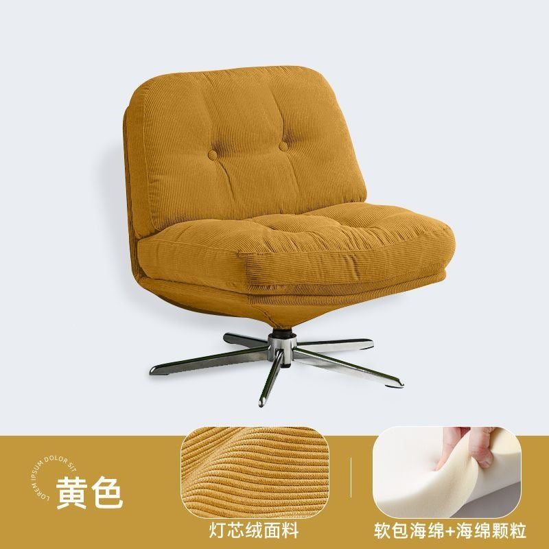 Dewey lingerg chair casual balcony living room rotate sofa chair designer creative popular green lazy sofa