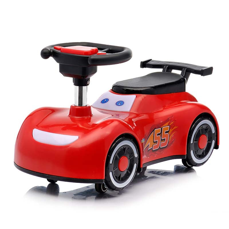 New children's twisting car 1-3 years old boy baby girl yo-yo car adults can sit on silent wheels anti-rollover swing car