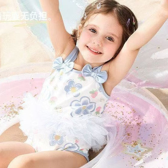 Baby swimsuit girls' fashionable  new children's cute swimsuit one-piece baby girl's children's swimsuit