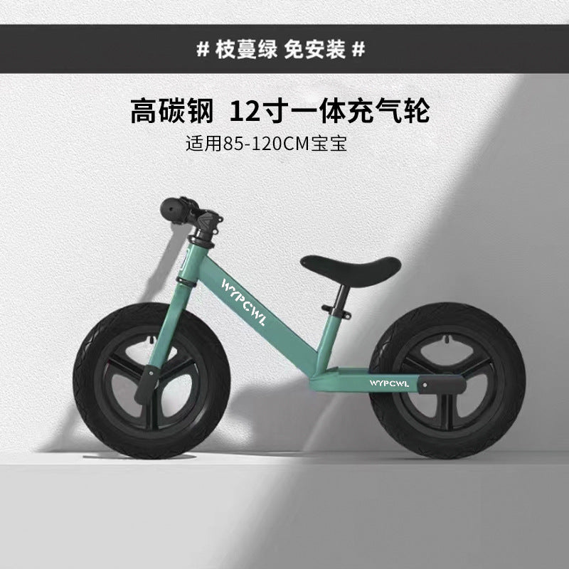 New children's magnesium alloy balance car without pedals 1-6 years old baby balance yo-yo car two-wheel coasting walker