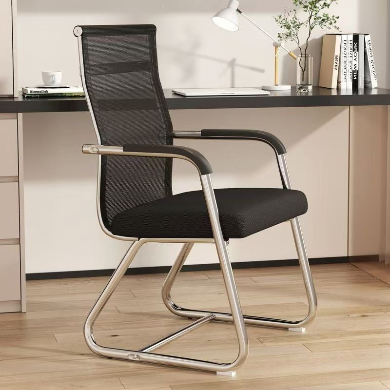 Computer chair, home office chair, comfortable for long periods of sitting, arched staff meeting chair, mahjong chair, dormitory student back chair, no