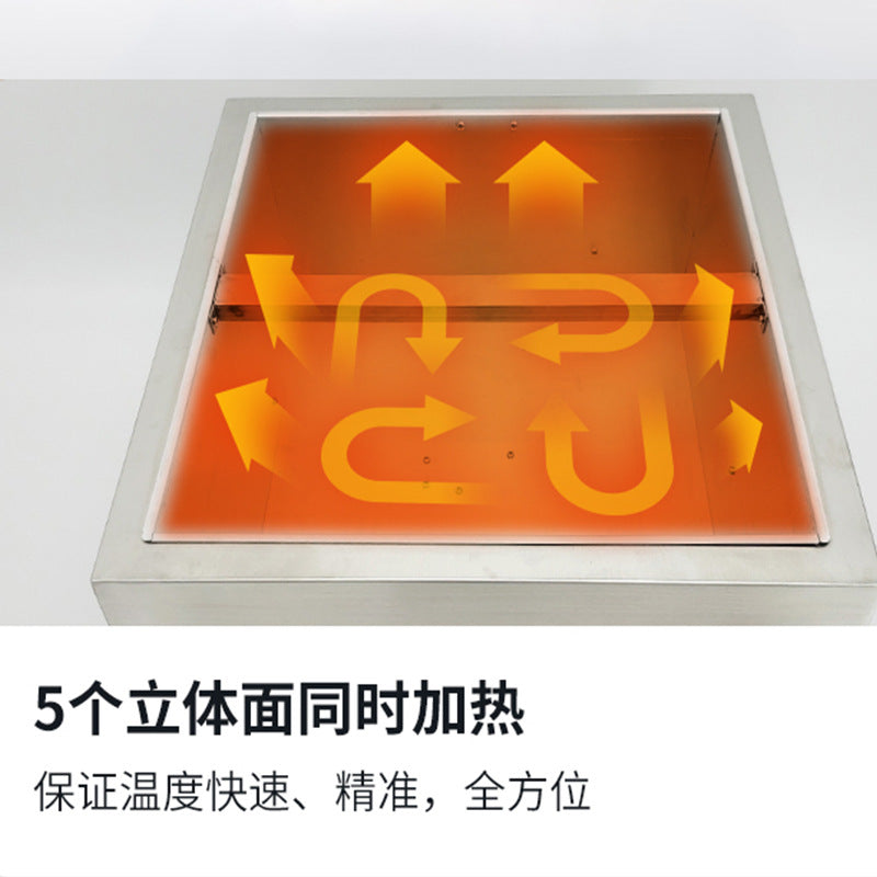 Commercial chocolate melting pot - electric heating, chocolate warmer, constant temperature water bath, double tank hot chocolate melting machine