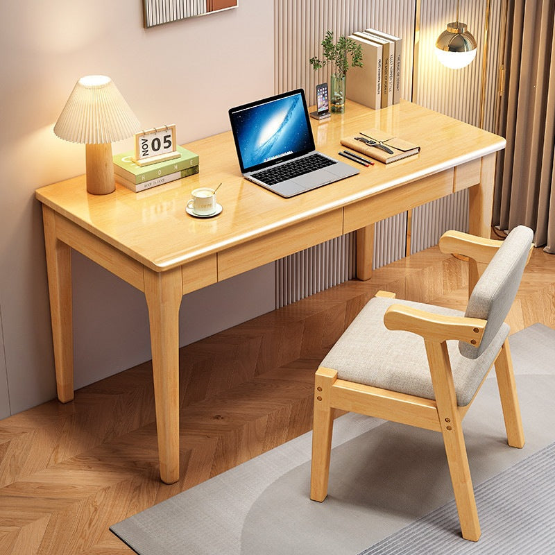 Solid wood desk new chinoiserie office desk a complete set of casualfor home student writing table and chair suit bedroom computer desk