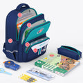 Kids' backpack set (2-piece): grades 3-6 elementary school backpack - dropshipping available, lightweight, spine-protecting, and load-reducing