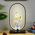 Creative ornament table lamp - bedroom bedside lamp - remote & touch control - deer design - round - wedding decoration - smart gift - tea table lamp