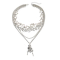 Wholesale fashion jewelry necklaces: european & american style, cross-border accessories for women - halloween skull finger hip hop necklace