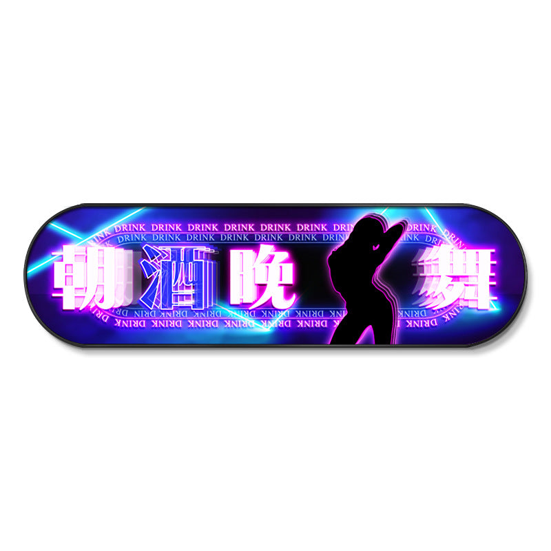 KTV room background wall lighting painting bar private room hanging painting leisure club theme decoration tavern mural