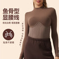 women's long-sleeve high-intensity slim-fit activewear top - running, slimming, stand collar, workout top, yoga top (can be worn as outerwear)
