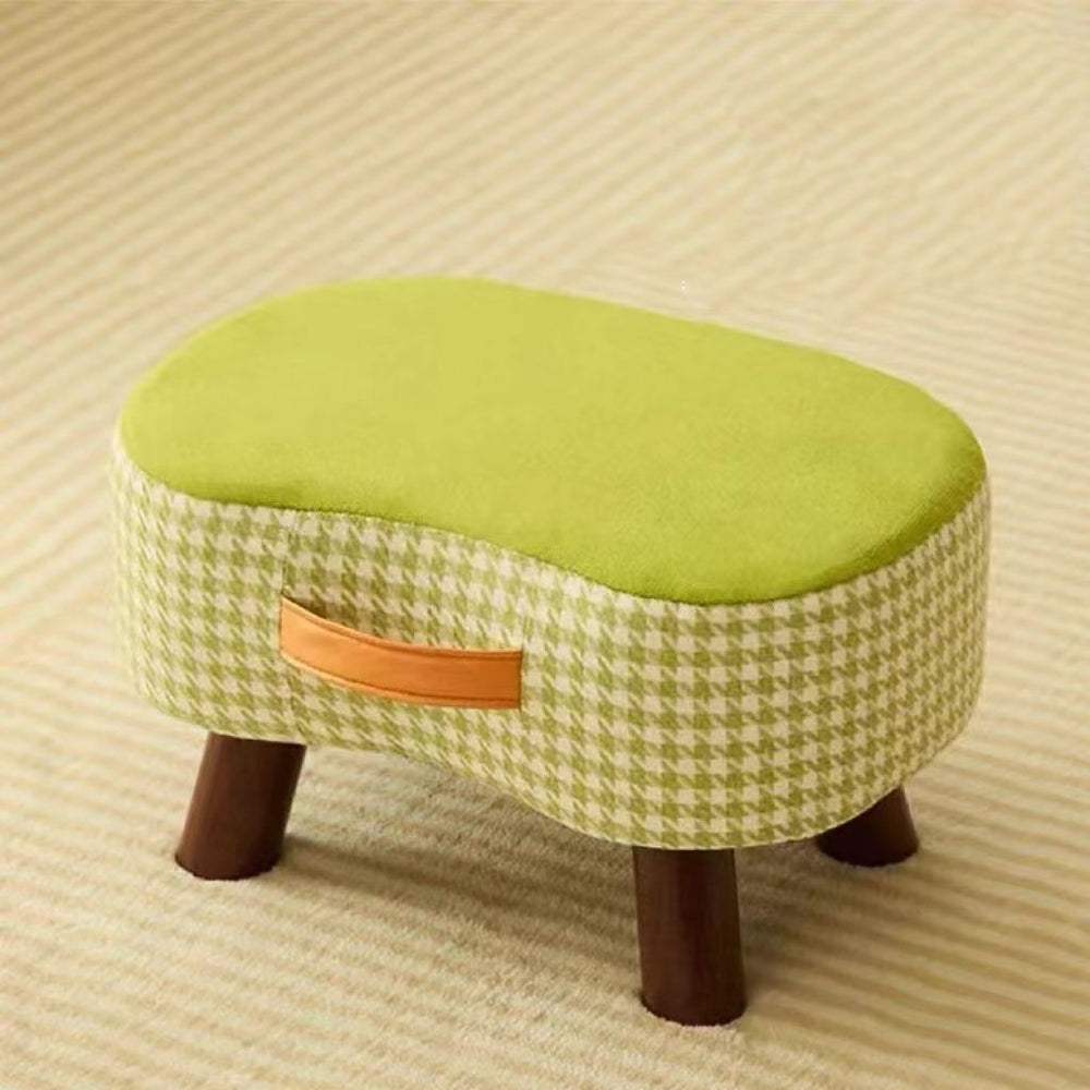 Small stool, shoe changing stool, living room sofa, footstool, coffee table, small stool, shoe changing stool, for home small bench, stacked solid wood