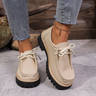 spring new arrival: plus-size casual chunky sole loafers for women, sizes 36-43. available for wholesale, , and  dropshipping