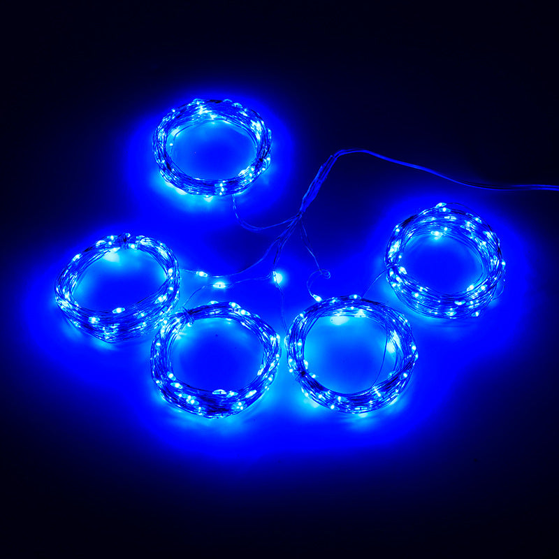 Wedding props rice lamp ceiling atmosphere light LED copper wire light marriage proposal wedding arrangement light string multi-purpose lanterns