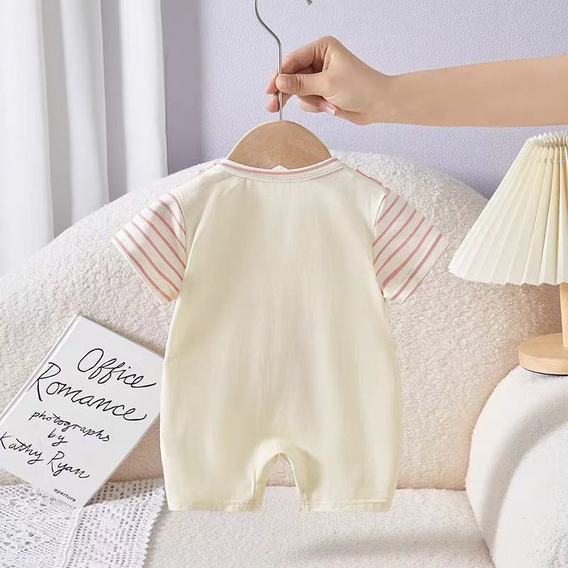 Infant and toddler onesies, new summer styles for baby girls, outdoor rompers, newborn clothes, baby crawling suits