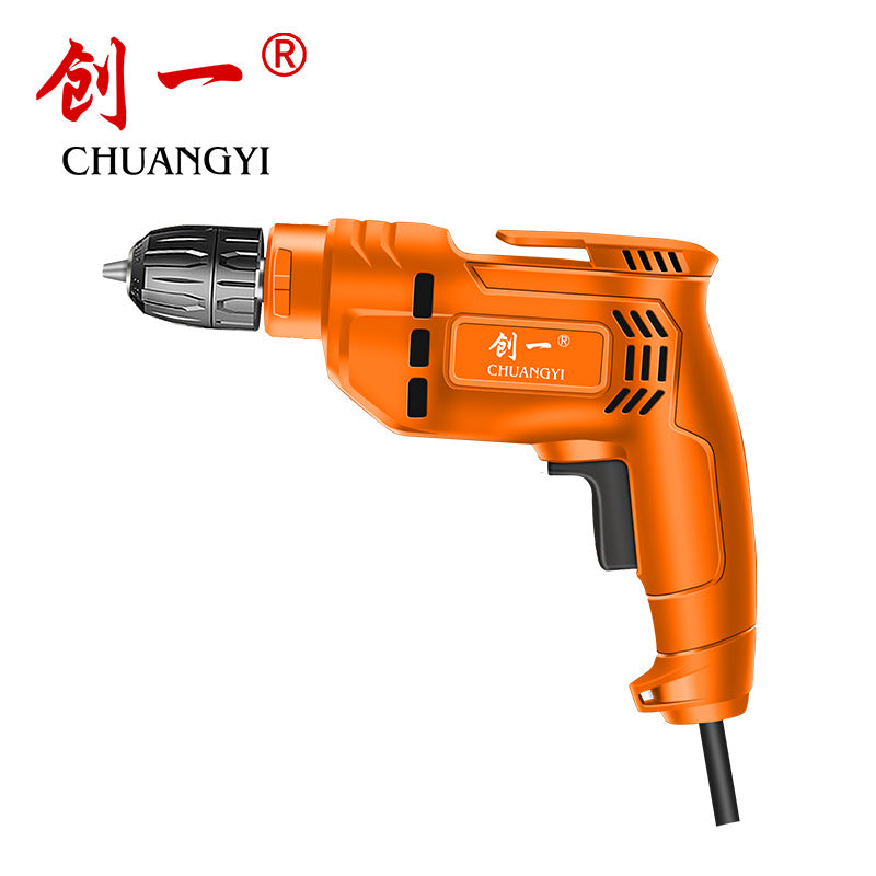 Chuangyi electric drill multifunctional for home electric drill 220v small pistol drill power tool screwdriver electric screwdriver