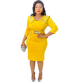 new arrivals: plus size african-inspired women's short-sleeve bodycon beaded dress - professional & fashionable