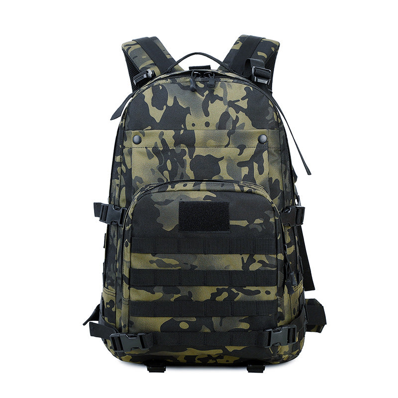 Outdoor storage large capacity hiking scratch-resistant wear-resistant backpack new outdoor camouflage bag double shoulder leisure