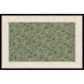 French-style carpet for living room and bedroom, washable and wipeable, green retro style, waterproof sofa and coffee table mat, large area full coverage