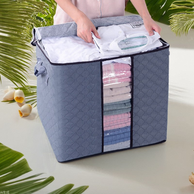 Quilt storage bag, finishing bag, clothes packing bag, large capacity 150 liters quilt, clothing moving luggage bag
