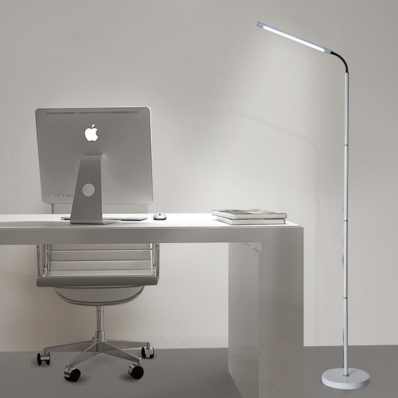 Modern minimalist floor lamp - student practice, homework, eye protection, study led light - bedroom, study, reading standing lamp