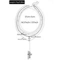 Cross pendant necklace women's european and american niche design multi-layered wearing light luxury diamond-set ins style y-shape clavicle chain