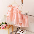 new product girl european and american style socialite suspender bow princess style + shorts loose suit