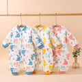 Baby clothes autumn and winter quilted warm cotton clothes newborn rompers pure cotton onesies baby thickened stylish winter outfits