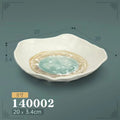 New gold inlaid with jade 140002