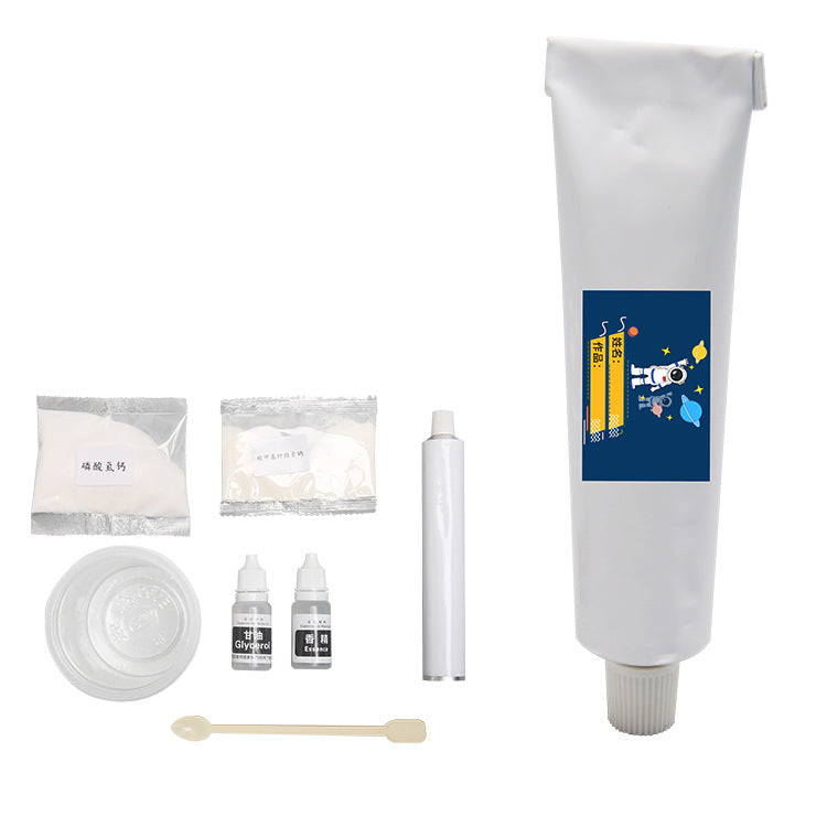 Science and technology small production handmade DIY homemade toothpaste in steam primary and secondary school students fun educational toys gizmo