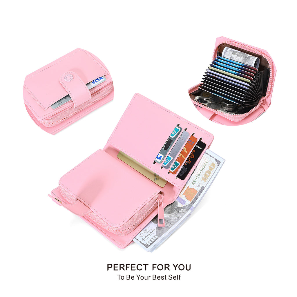 New women's wallet fashion trend multi-card position card bag card holder high sense women pu change bag