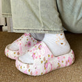 Eva women's summer slippers fashion korean style japanese style hong kong style cool slippers outwear beach stomping thick soleins cool slippers