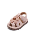 Versatile closed-toe sandals for baby girls - summer squeaky shoes, cute soft-soled infant shoes, princess shoes, first walker shoes for 0-1 year olds