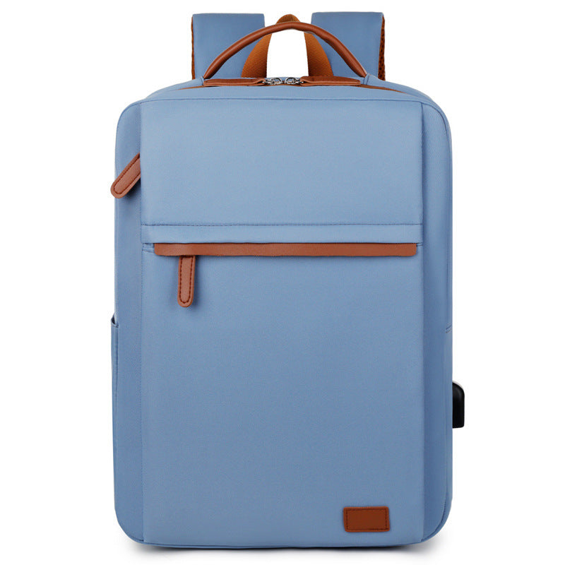 Cross-border new casual backpack, go out for short trips, backpack, fashionable and versatile multi-compartment laptop bag