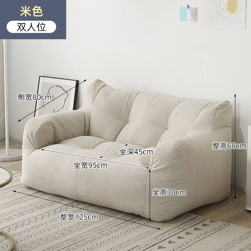 Factory direct lazy sofa tatami doublepopular rental house can lie down and sleep bedroom dormitory bean bag sofa