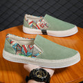 Men's canvas shoes 2025 new spring breathable casual slip-on thousand-layer sole handmade old beijing style canvas sneakers