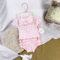 Baby girl summer outfit newborn romper set all-cotton class a shorts headband pure cotton class a new arrival