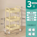 Influencer-style rolling cart shelf - home use, kitchen, bedroom, snack rack, living room multifunctional storage organizer - wholesale